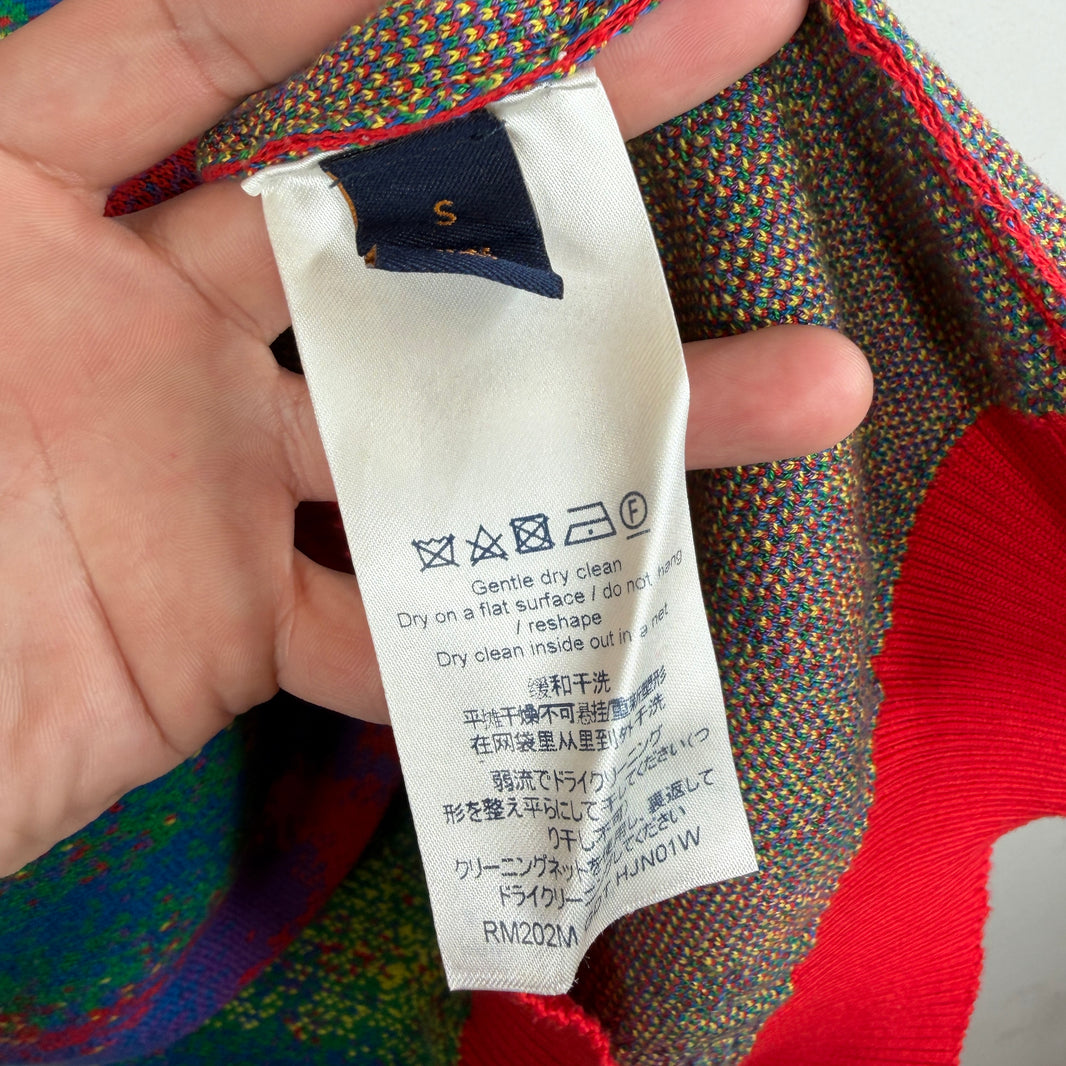 Louis Vuitton Multicolor Jacquard Knit Sweater