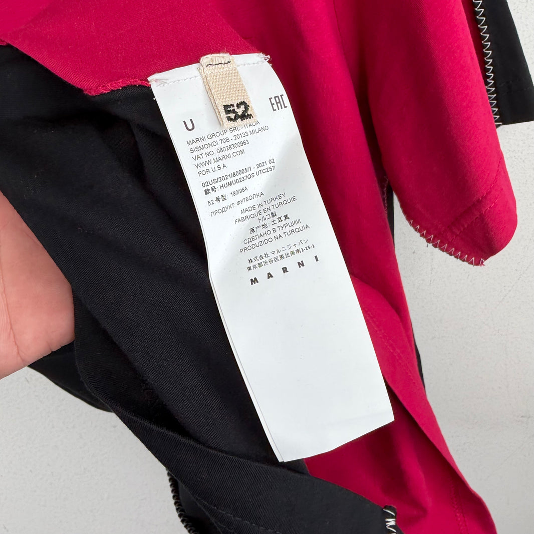 Marni Split Red/Black T-Shirt