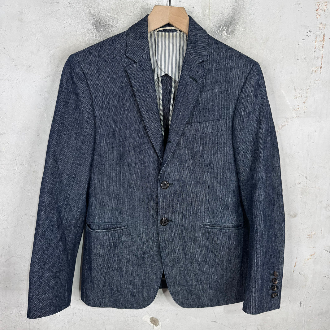 Thom Browne Blue Denim Blazer