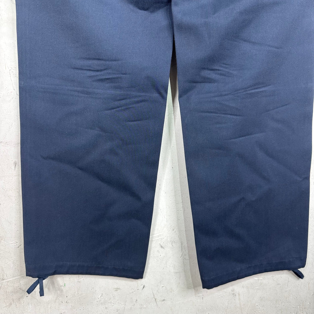 Louis Vuitton Navy Loose Pin Cargo Pants