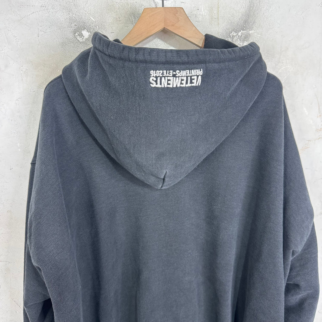 Vetements Oversized Champion Parody Hoodie