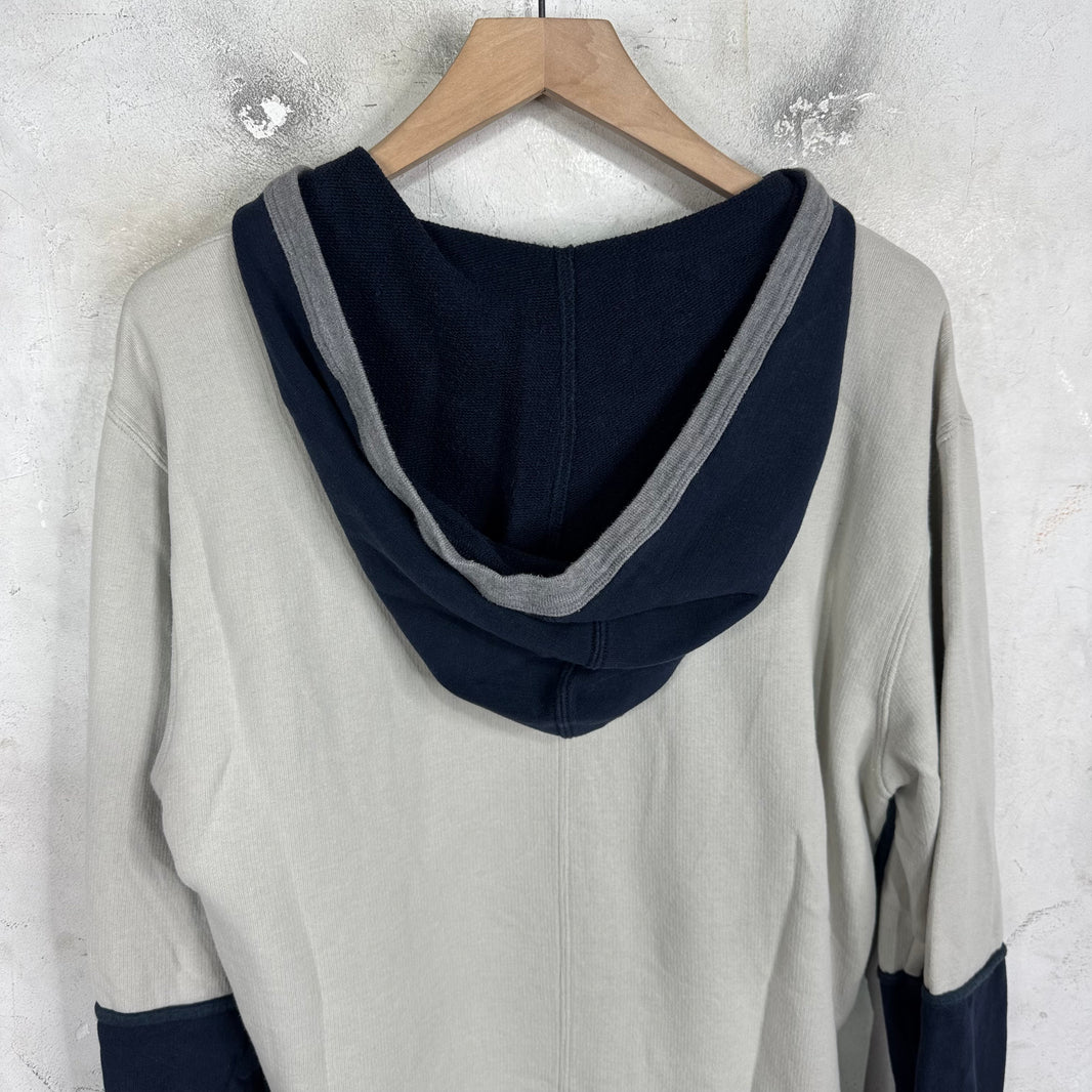 Margiela Paneled Side Zip Hoodie