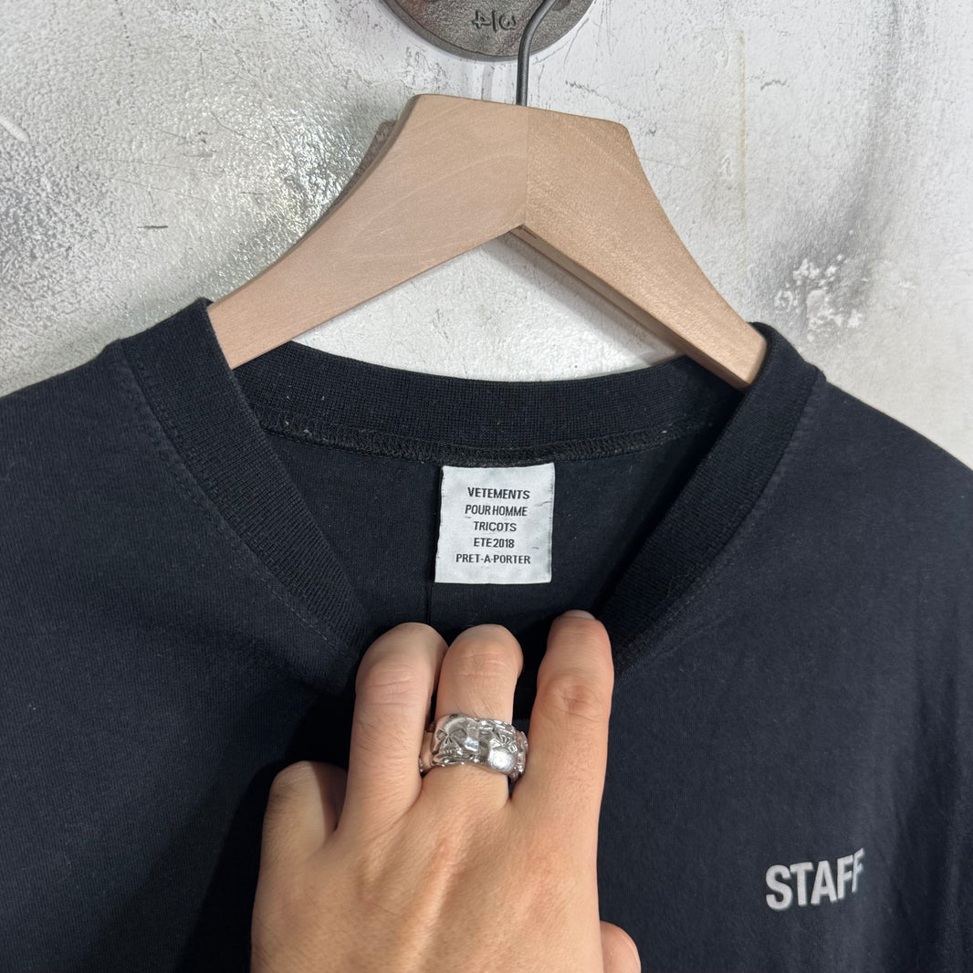 Vetements Staff 3M Logo T-Shirt