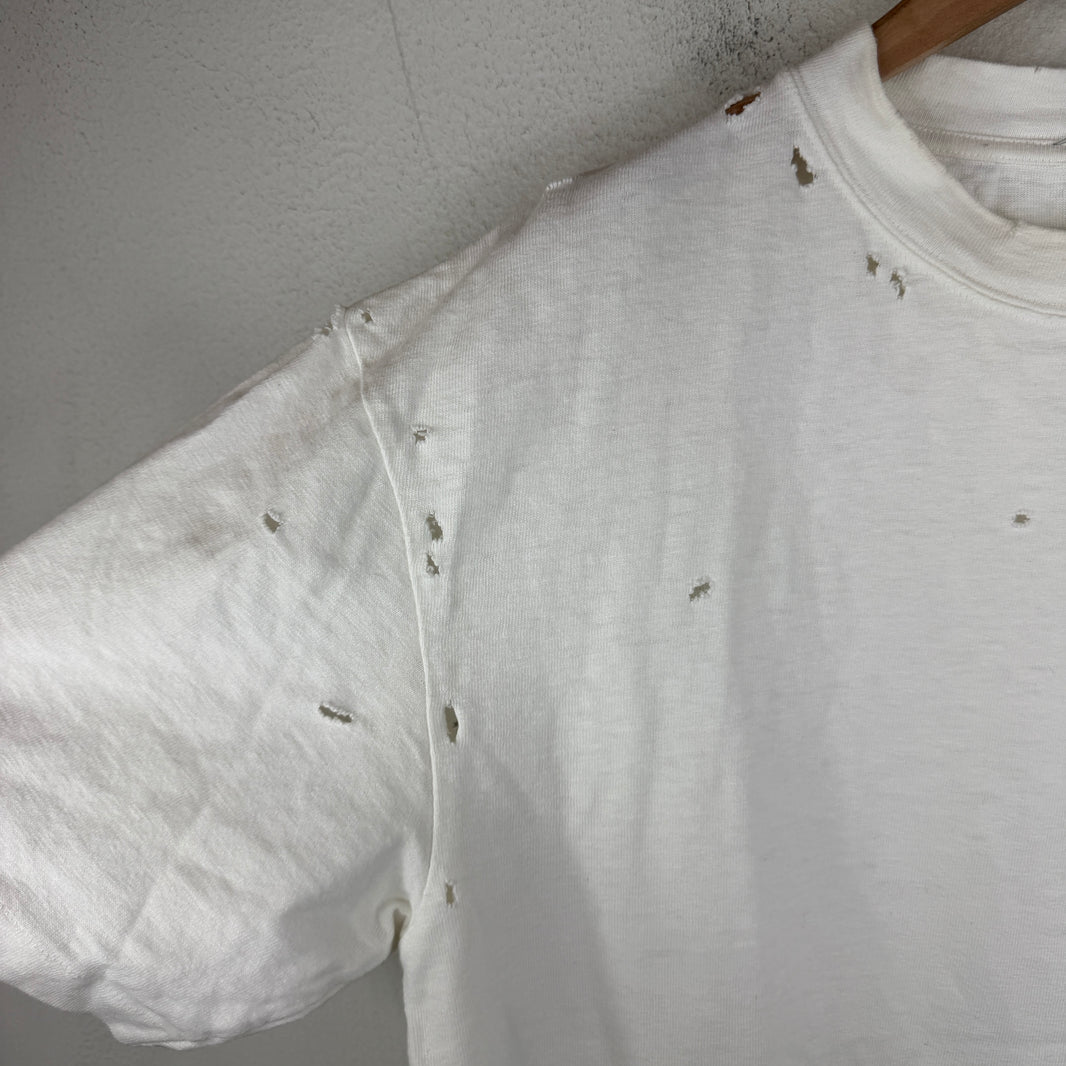 Dior Distressed White T-Shirt