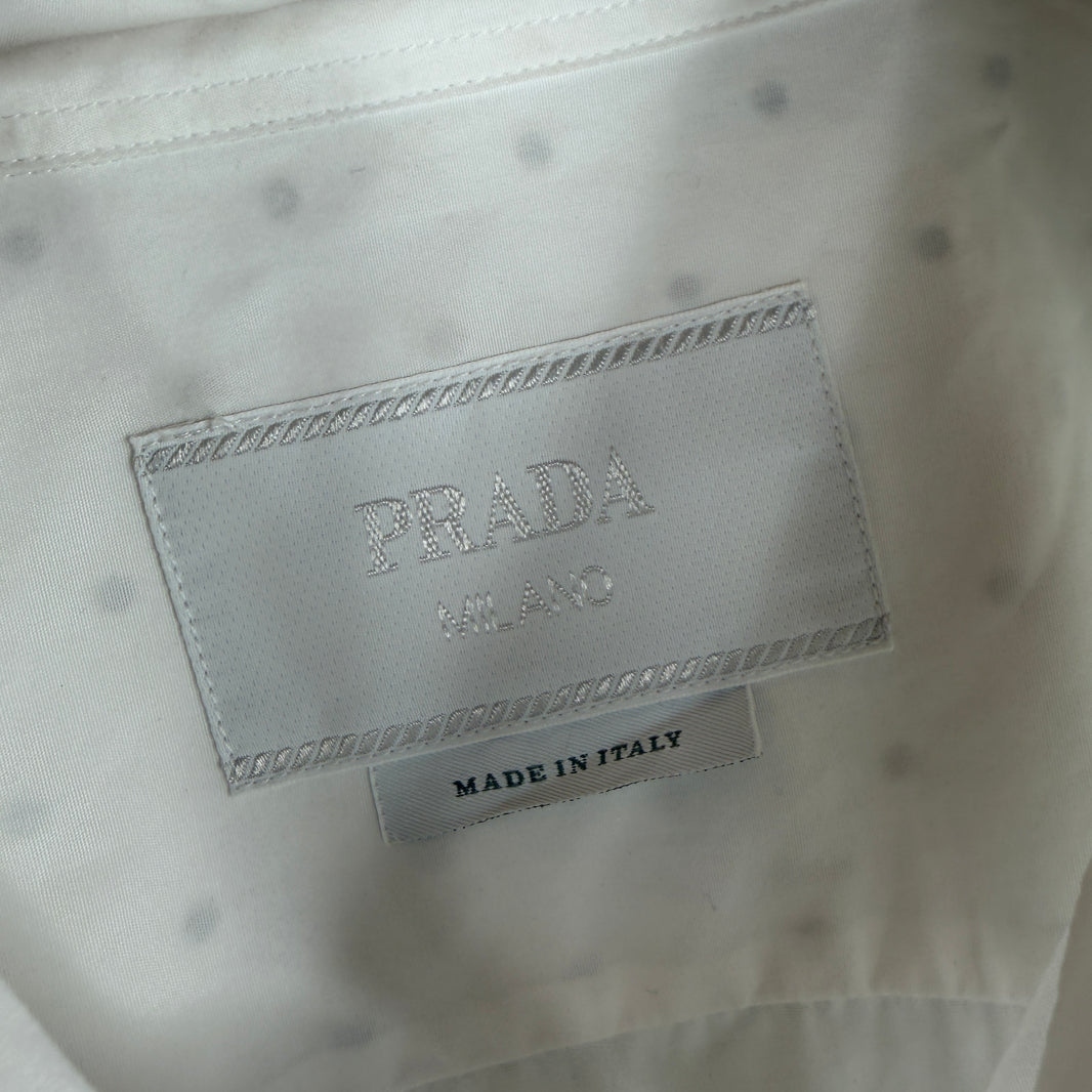 Prada Crystal Button Up LS Shirt