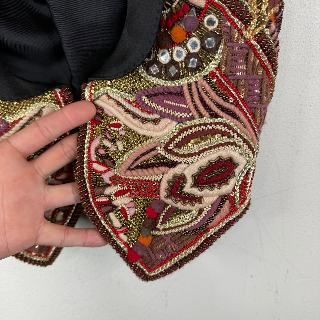 Saint Laurent Psych Rock Embellished Vest