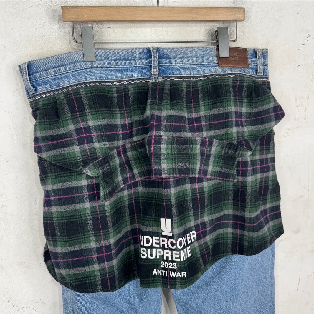 Supreme x Undercover Flannel Waist Jeans