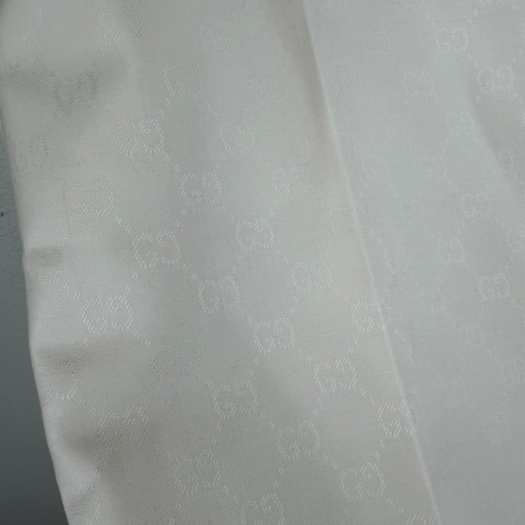 Gucci Tonal GG Monogram White Suit Set