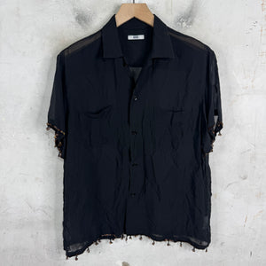 Bode Silk Tastle Sequined Shirt