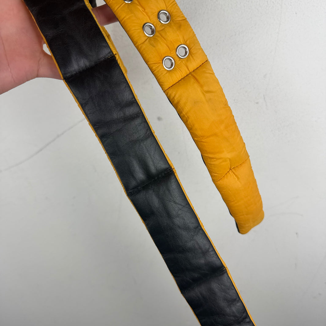 Aris Tatalovich Yellow Puffer Belt