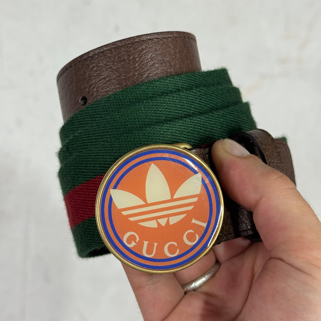 Gucci x Adidas Stripe Belt