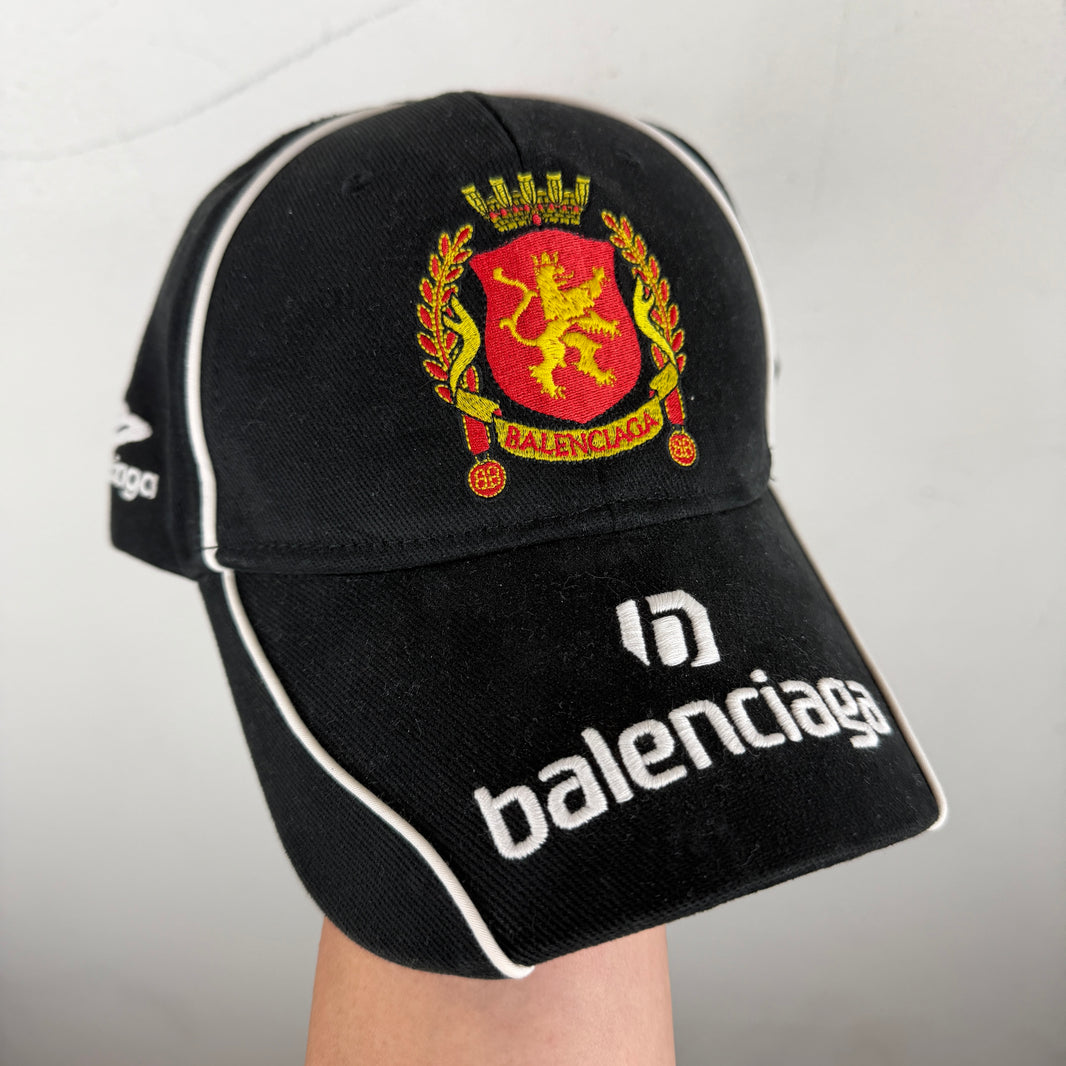 Balenciaga Dubai Black Lion Crest Hat