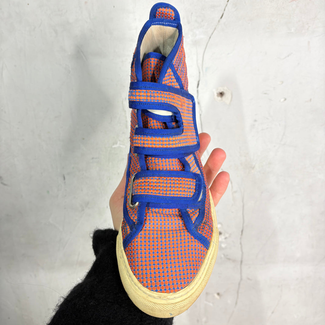Raf Simons High Top Velcro Sneakers
