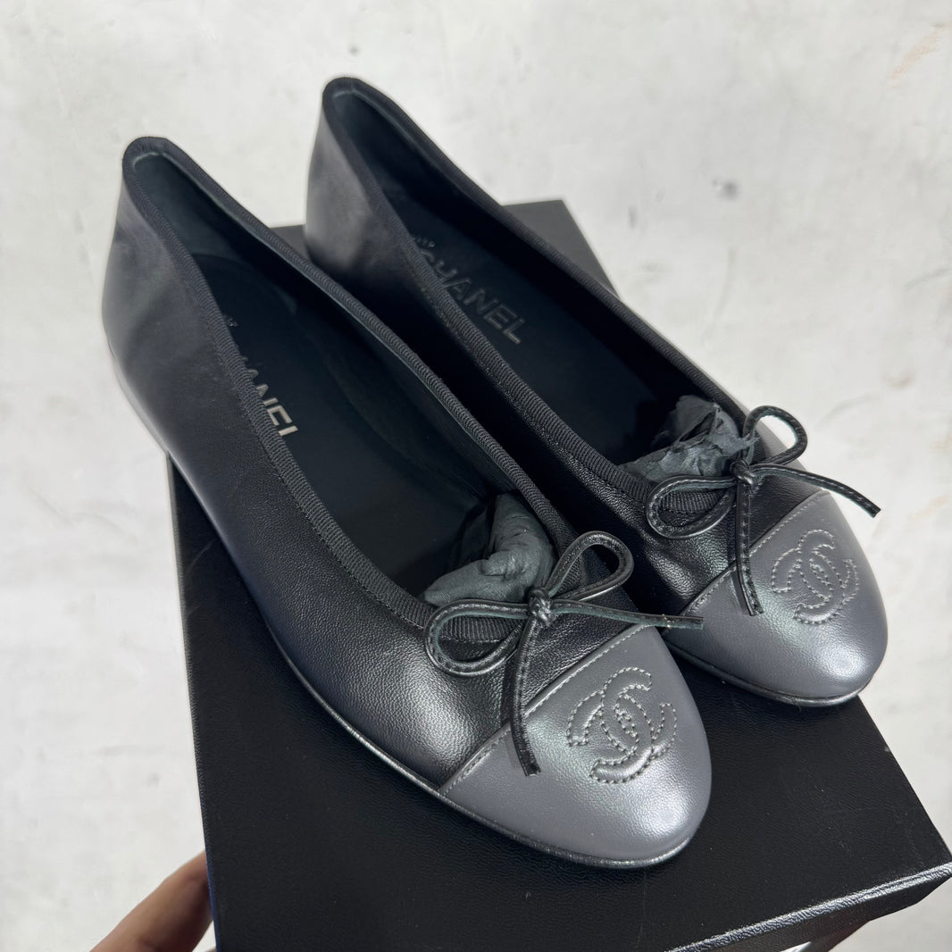 Chanel Two Toned Ballerina Flats
