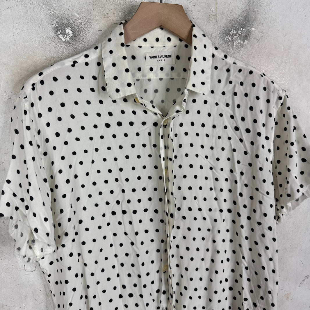 Saint Laurent Polka Dot S/S Shirt