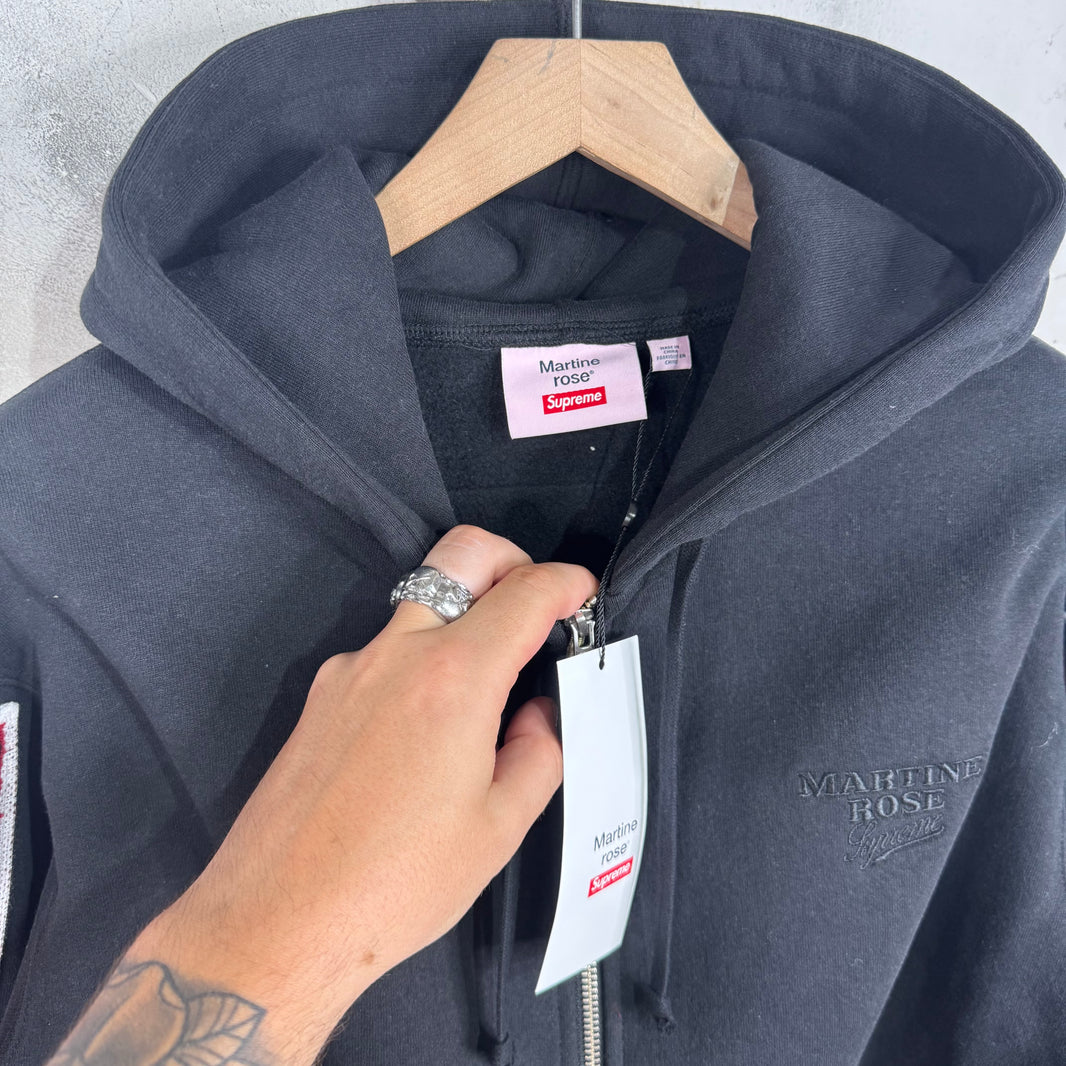 Supreme x Martine Rose Black Towel Zip Hoodie