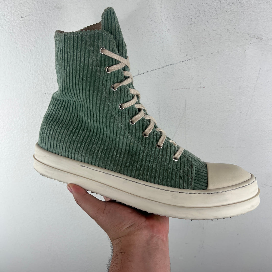 DRKSHDW Blue Corduroy Ramone Sneakers