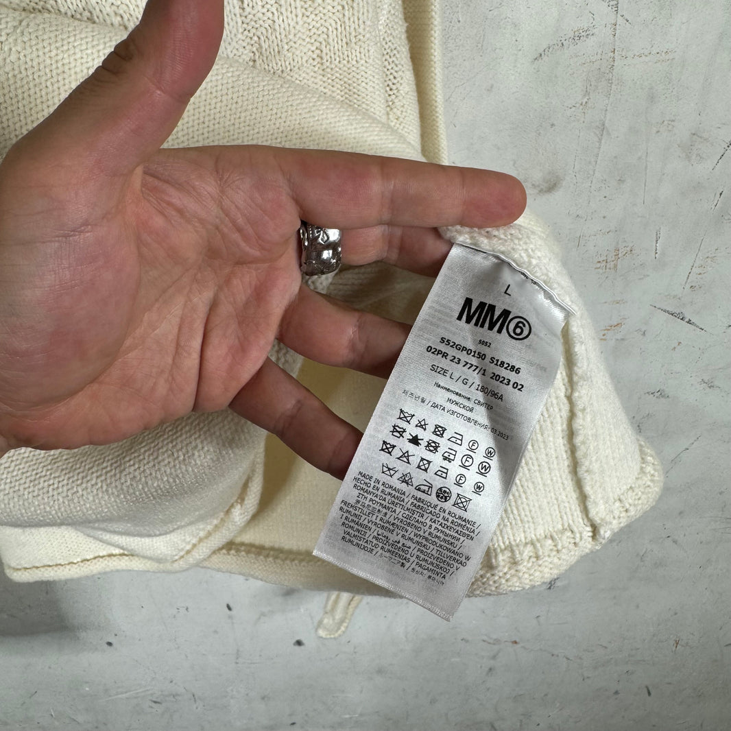 Margiela MM6 Knitted Numbers Hoodie