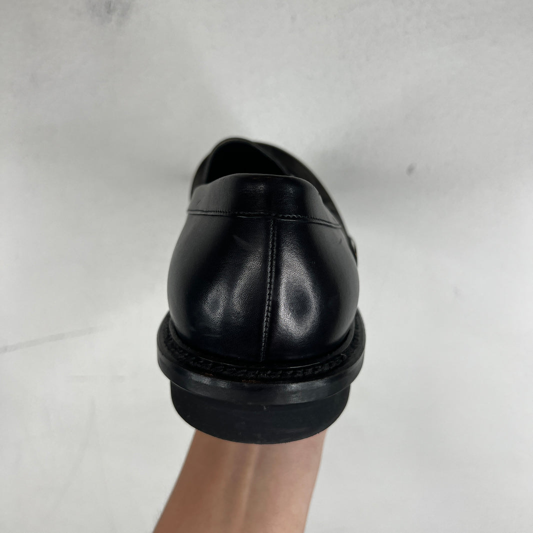 YSL Metal Strap Loafers