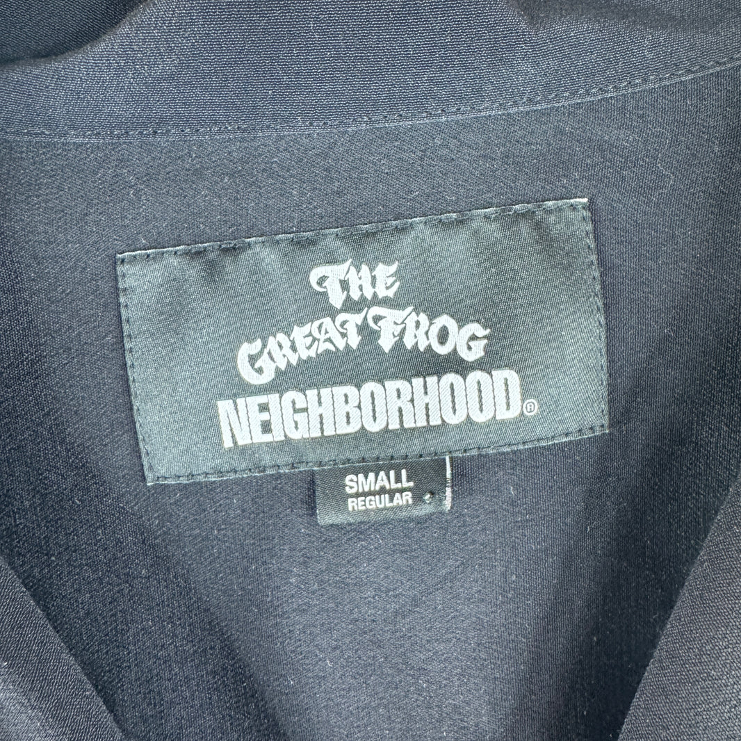 Neighborhood The Great Frog Spider Web Button Up Shirt