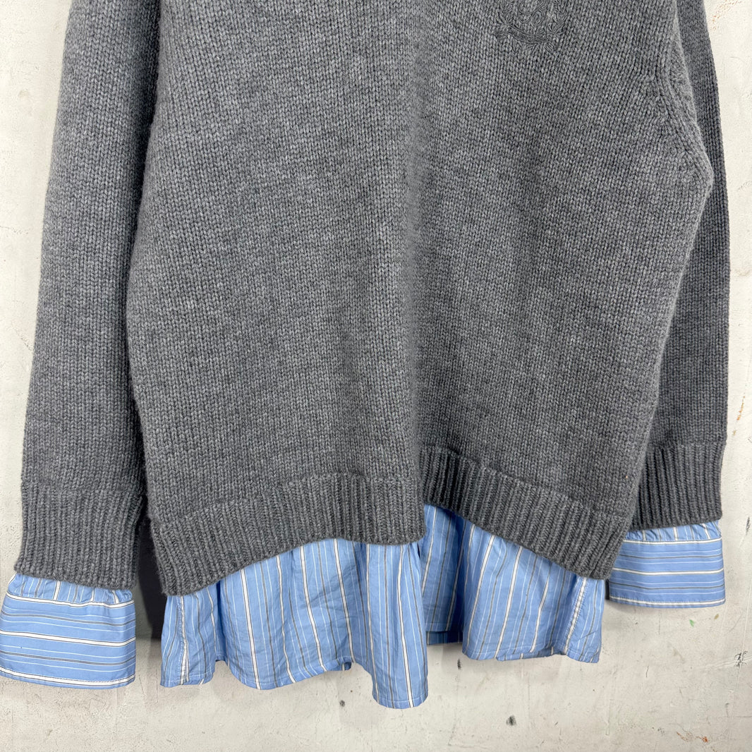 Balenciaga Layered Shirt Sweater