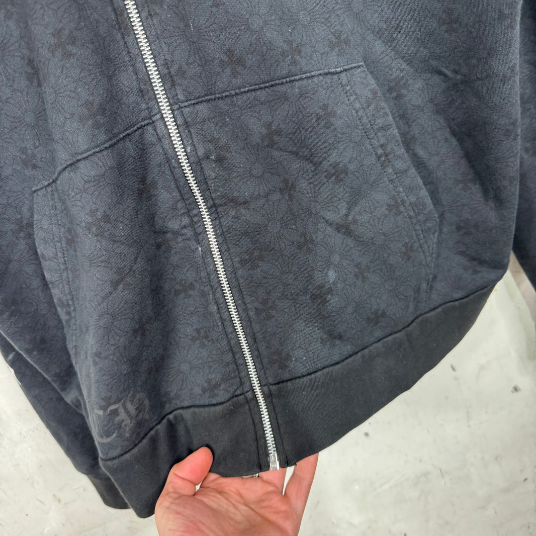 Chrome Hearts Monogram Plus Zip Hoodie