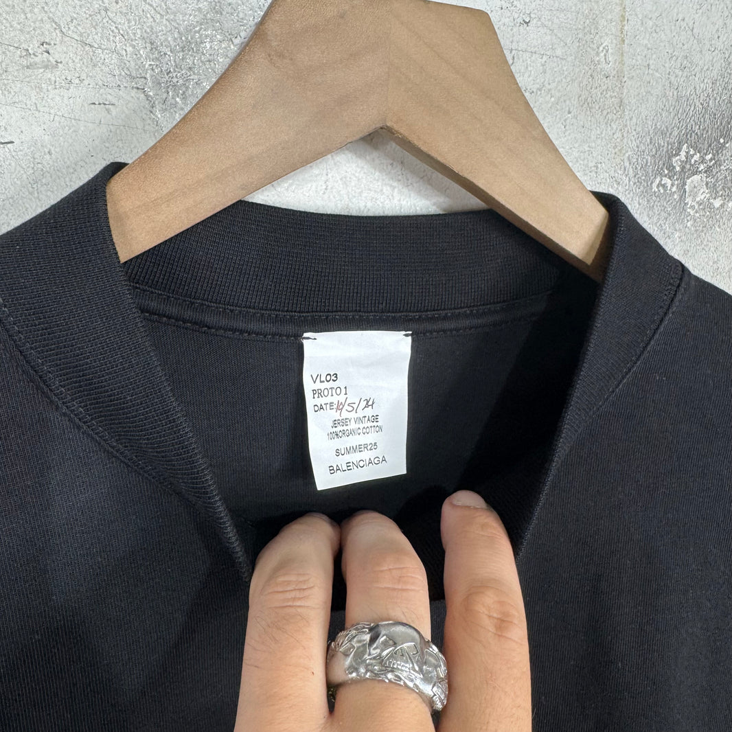 Balenciaga Melty Smiley Face T-Shirt