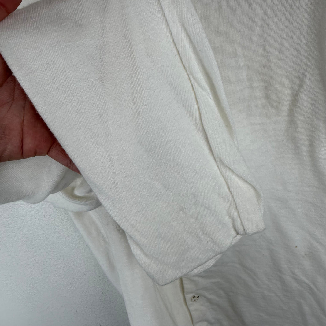Kapital Jersey Turtle Neck Double Layer Button Up Shirt