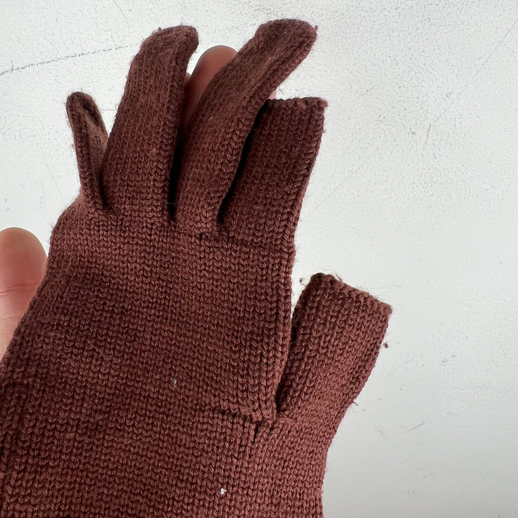 Rick Owens Touchscreen Wool Knit Gloves
