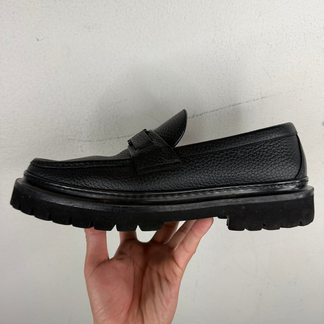 Louis Vuitton Tumbled Leather Loafers