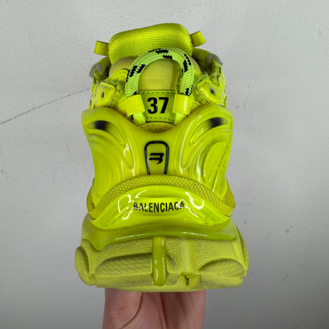 Balenciaga Neon Green Highlighter Runner Sneakers