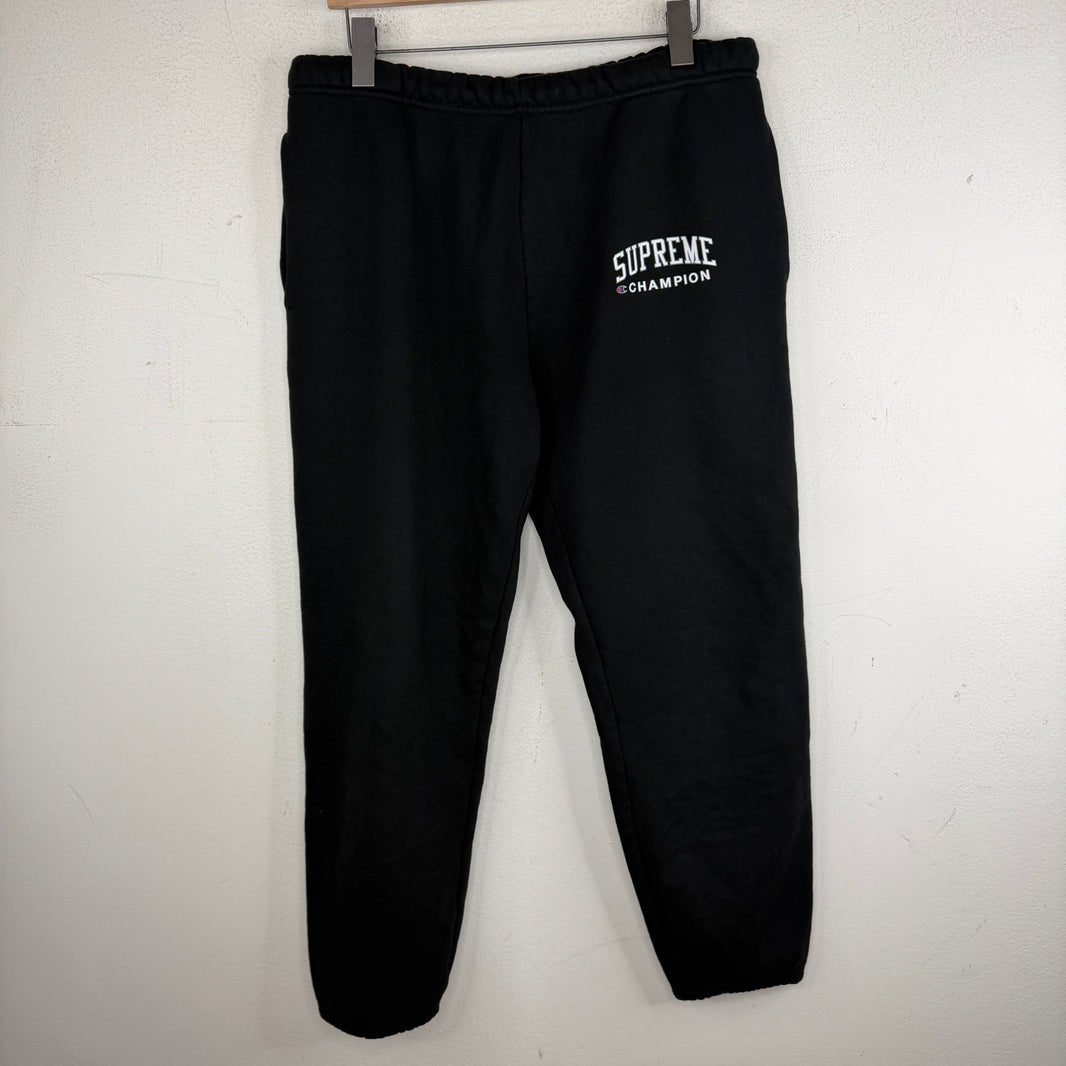 Supreme Champion Black Sweatpants