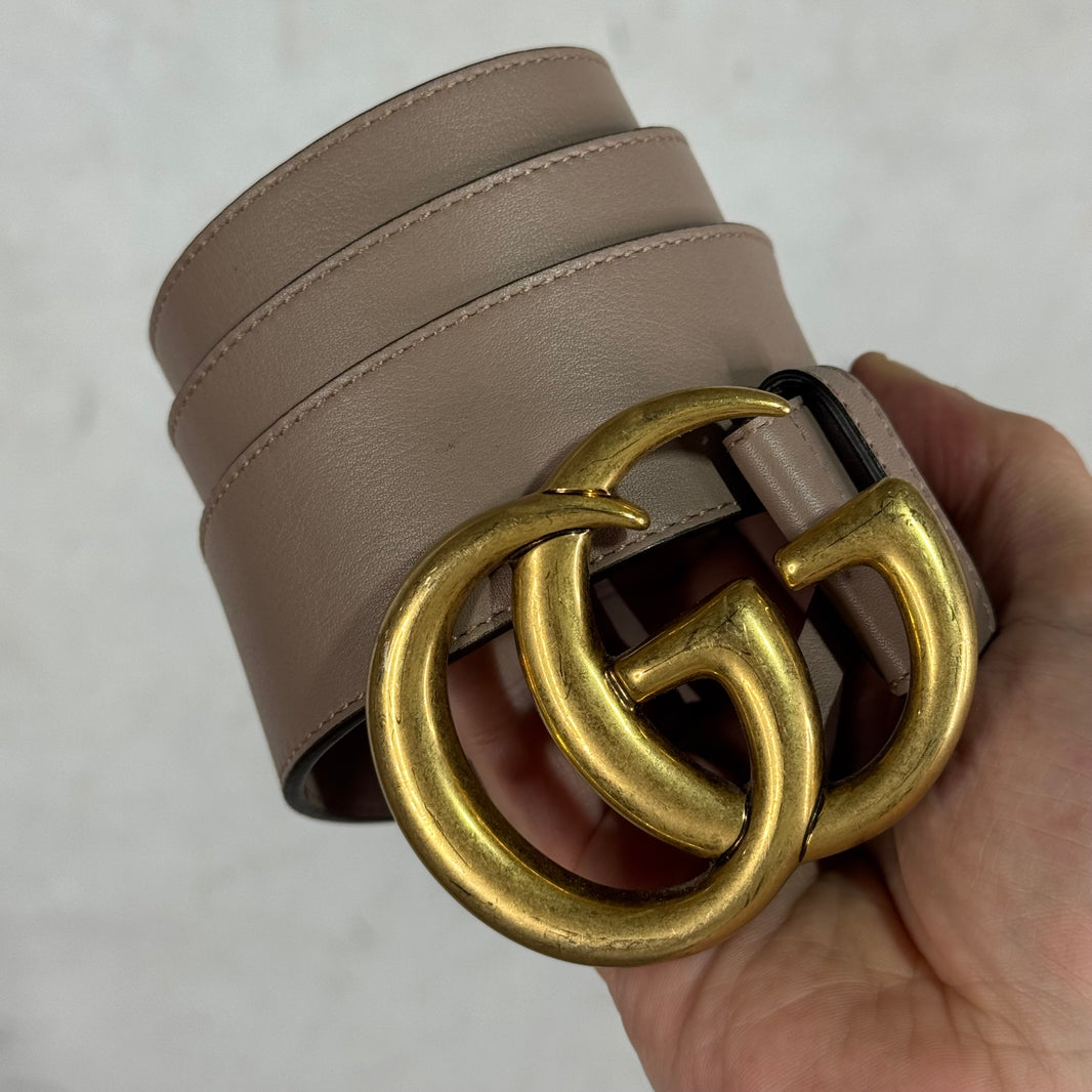 Gucci Blush Double G Belt