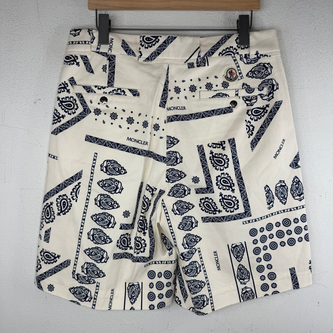 Moncler Paisley Shorts