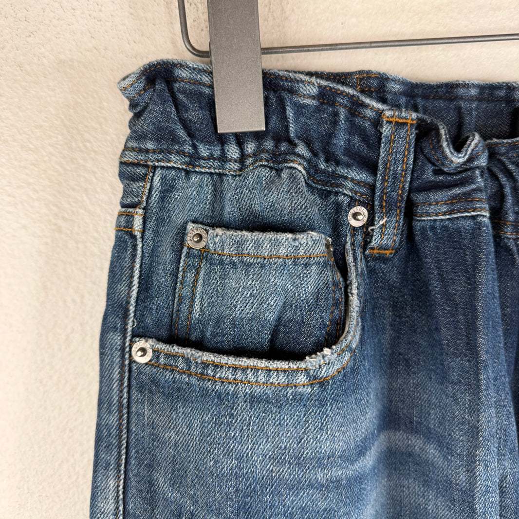 Balenciaga Elastic Waist Double Pocket Jeans