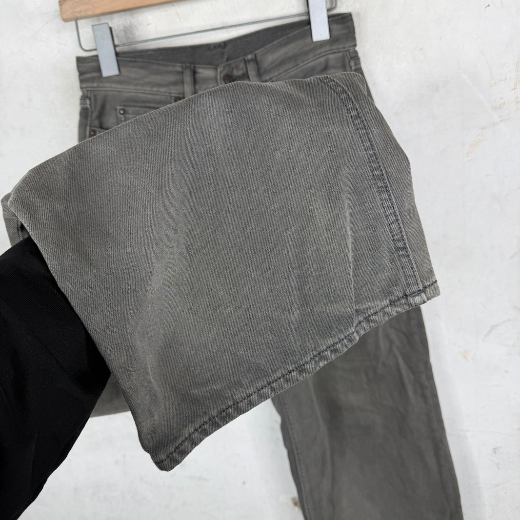 Acne Studios Altered Gray Wide Leg Jeans