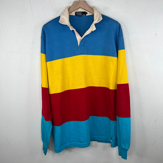 Polo Ralph Lauren Mutlicolored Stripe Longsleeve Polo T-Shirt