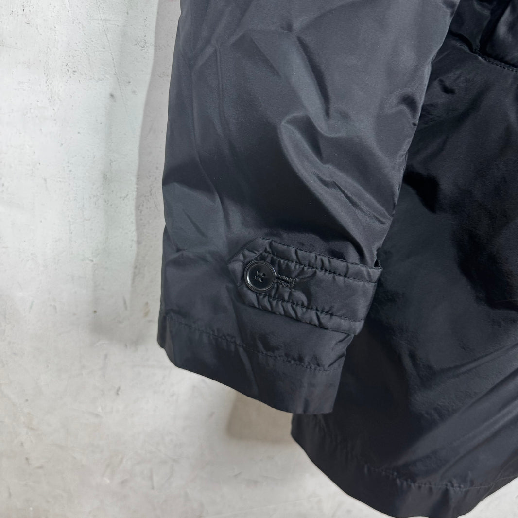 CDG Shirt Padded Nylon Peacoat