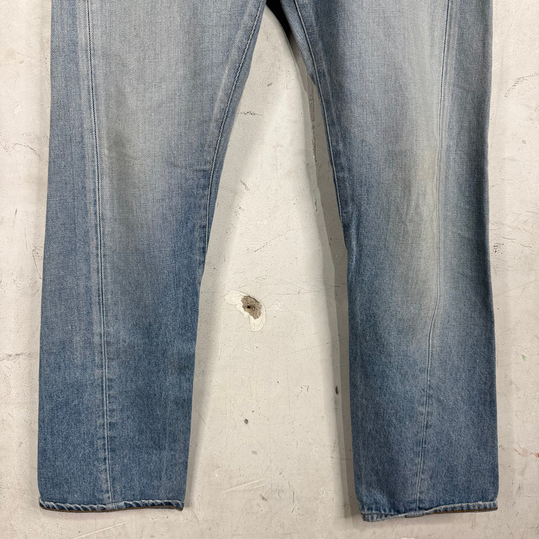 Balenciaga Lightwash Slim Straight Jeans