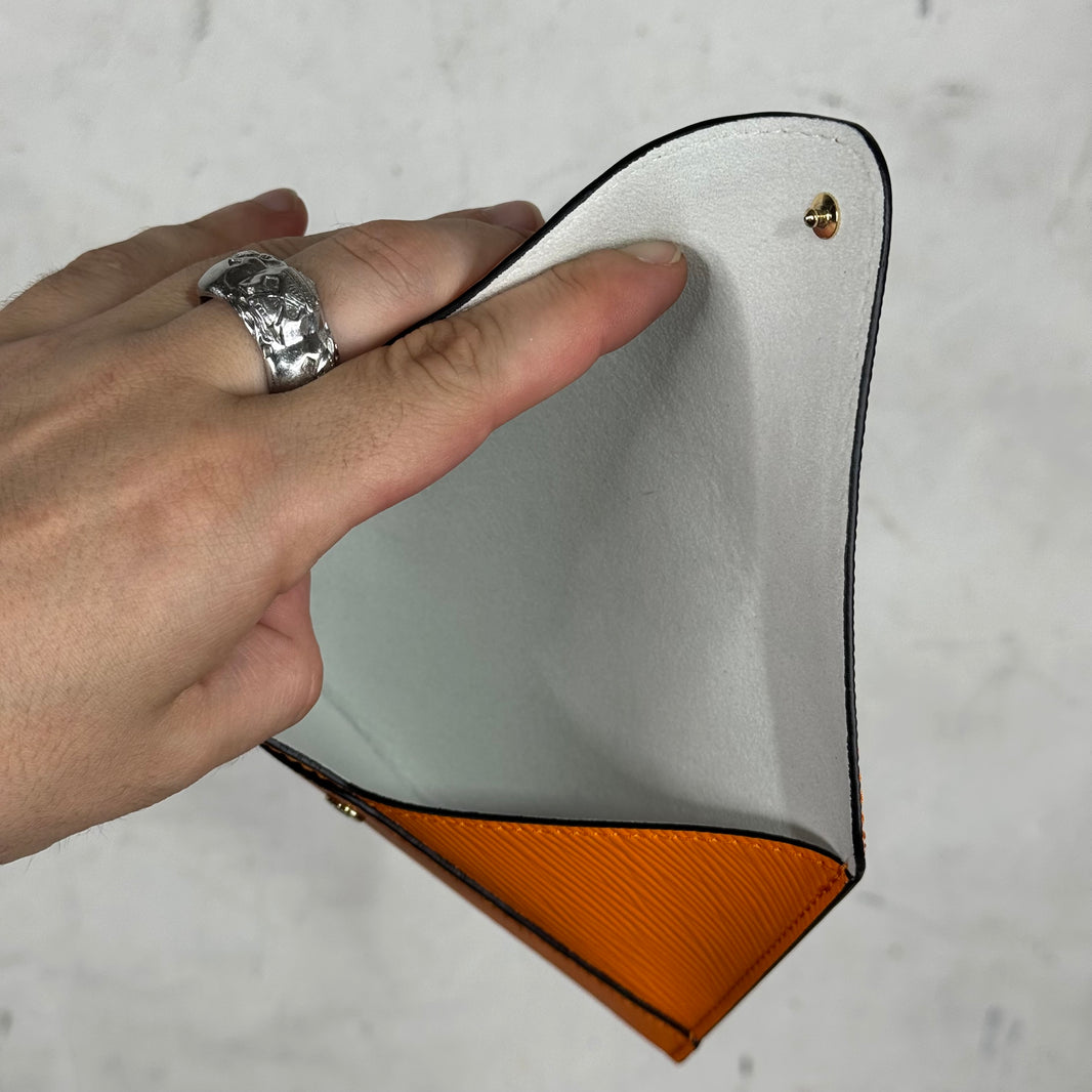 Louis Vuitton Orange Leather Envelope