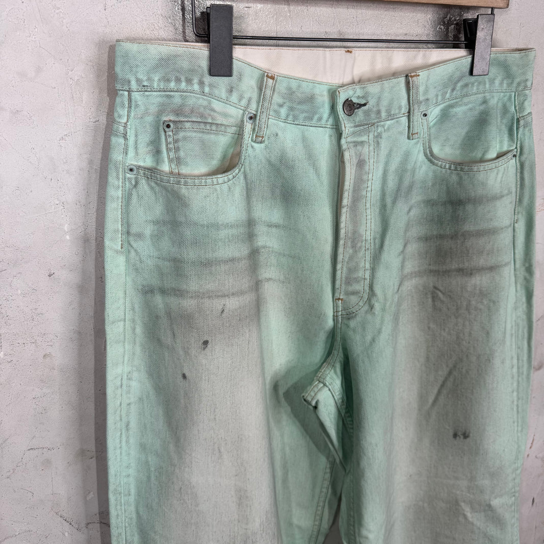 Acne Studios 1981 Mint Glow Jeans