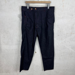 Vivienne Westwood Contrast Stitch Drunken Jeans