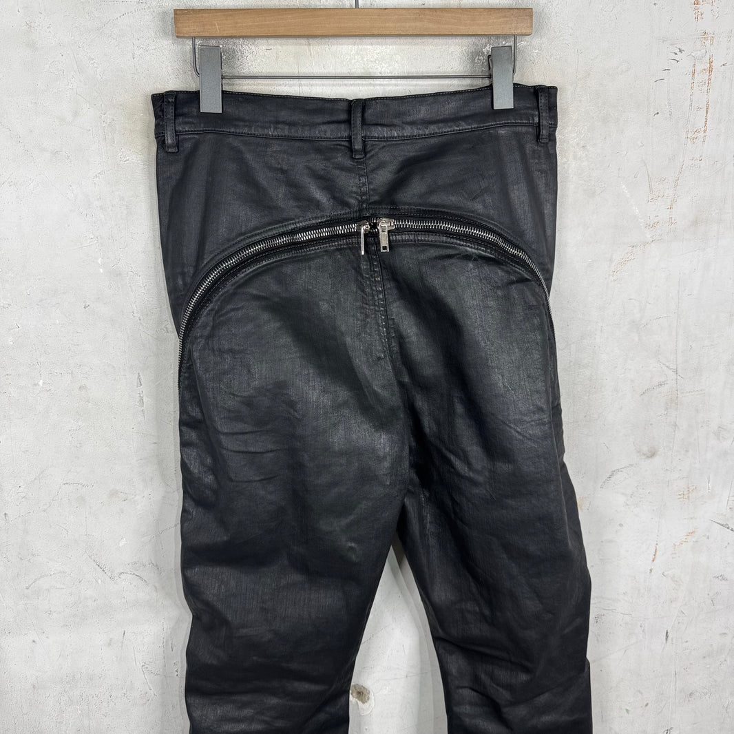 DRKSHDW Waxed Banana Bolan Jeans