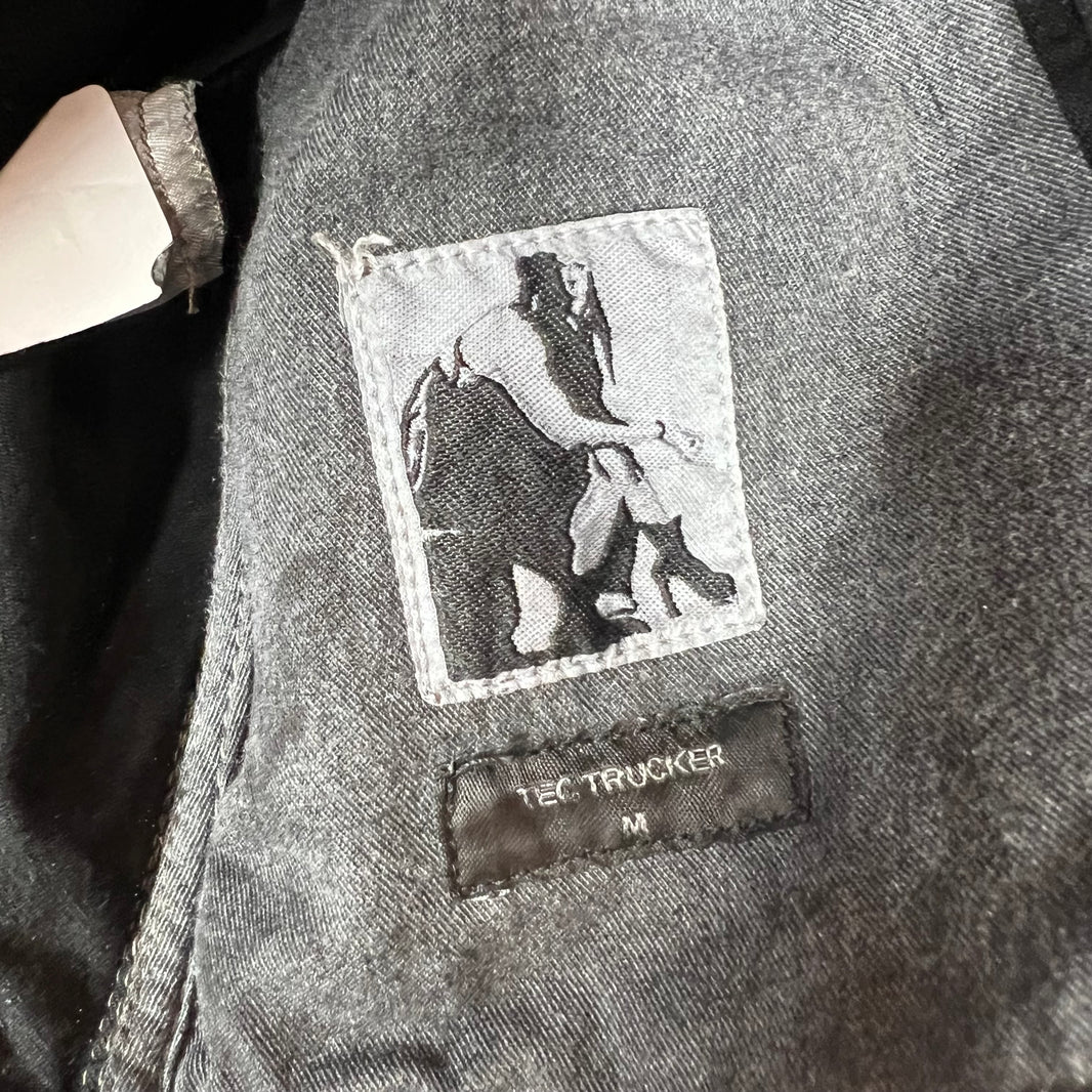 DRKSHDW Tec Trucker Waxed Denim Jacket