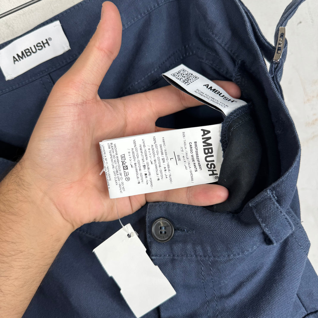 Ambush Jumbo Navy Cargo Pants