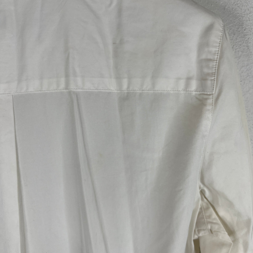 Chanel White Zip Up Thin Jacket