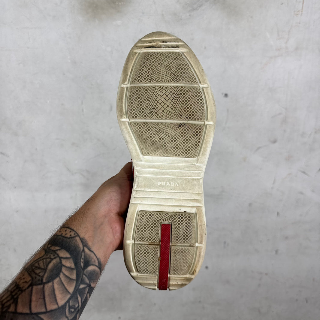 Prada Cherry Patent Americas Cup