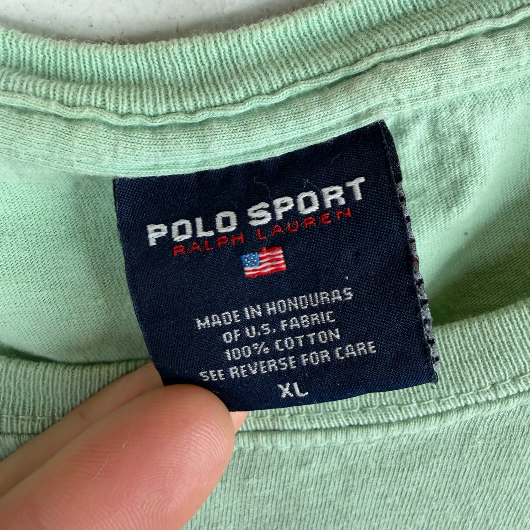 Vintage Polo Sport Green Bear T-Shirt