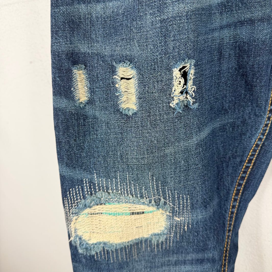 CLOT Levi's Medicom Bearbrick Watermelon Denim Jeans