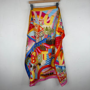 Louis Vuitton AOP Multicolor Silk Bandana